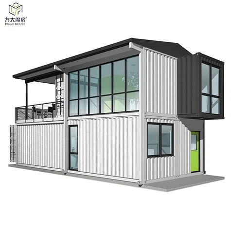 Kétrétegű konténerház kialakítása